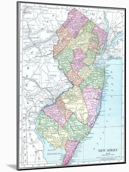 1913, United States, New Jersey, North America, New Jersey-null-Mounted Giclee Print