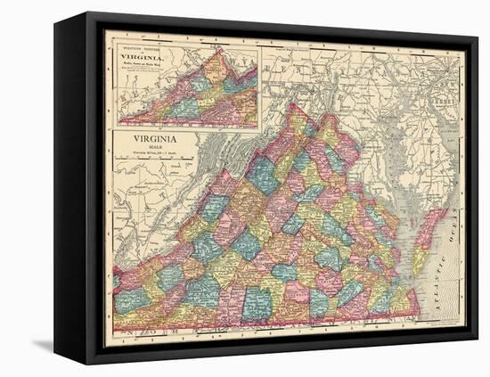 1913, United States, Virginia, North America, Virginia-null-Framed Stretched Canvas