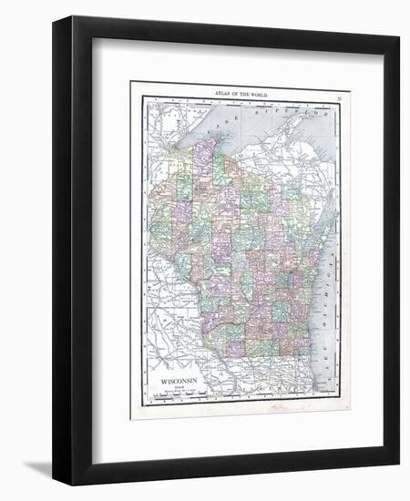 1913, United States, Wisconsin, North America-null-Framed Premium Giclee Print