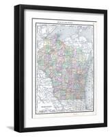 1913, United States, Wisconsin, North America-null-Framed Giclee Print