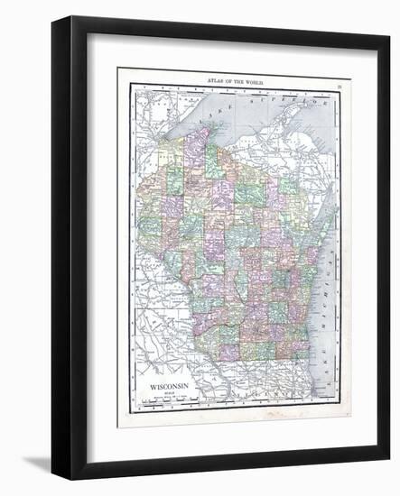 1913, United States, Wisconsin, North America-null-Framed Giclee Print