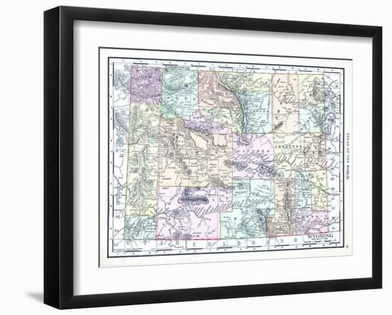 1913, United States, Wyoming, North America-null-Framed Giclee Print