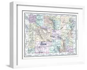 1913, United States, Wyoming, North America-null-Framed Giclee Print