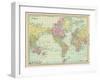 1913, World, World Map-null-Framed Giclee Print