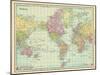 1913, World, World Map-null-Mounted Giclee Print