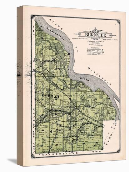 1914, Burnside Township, Eggleston, Cannon Junction, Minnesota, United States-null-Stretched Canvas