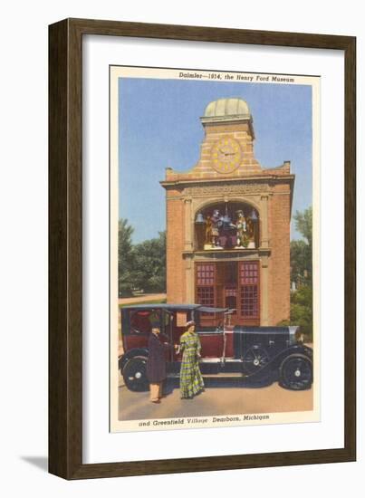 1914 Daimler, Greenfield Village, Dearborn, Michigan-null-Framed Art Print