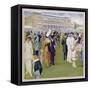 1914 Fashions at Lords-null-Framed Stretched Canvas