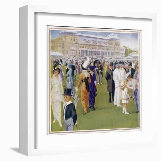 1914 Fashions at Lords-null-Framed Art Print