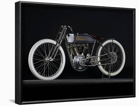 1914 Harley Davidson Board Track Racer-S^ Clay-Framed Photographic Print