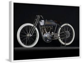 1914 Harley Davidson Board Track Racer-S^ Clay-Framed Photographic Print