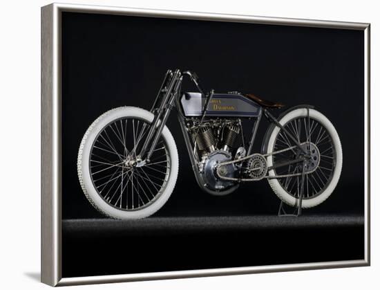 1914 Harley Davidson Board Track Racer-S^ Clay-Framed Photographic Print