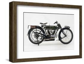 1914 Royal Enfield 3hp motorcycle-null-Framed Photographic Print