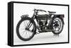 1914 Royal Enfield 3hp motorcycle-null-Framed Stretched Canvas