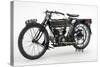 1914 Royal Enfield 3hp motorcycle-null-Stretched Canvas