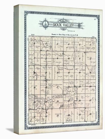 1914, Sioux Valley Township, Rush Lake, Skunk Lake, Minnesota, United States-null-Stretched Canvas