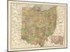 1914, State Map, Ohio, United States-null-Mounted Giclee Print