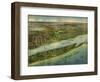 1915 Aerial View of West Palm Beach, North Palm Beach and Lake Worth, Florida-null-Framed Art Print