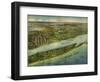 1915 Aerial View of West Palm Beach, North Palm Beach and Lake Worth, Florida-null-Framed Art Print