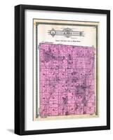 1915, Almira Township, Cedar Run, Lake Ann, Pearl Lake, Black Lake, Michigan, United States-null-Framed Giclee Print