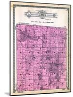 1915, Almira Township, Cedar Run, Lake Ann, Pearl Lake, Black Lake, Michigan, United States-null-Mounted Giclee Print