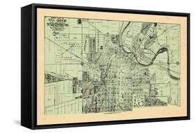 1915, Ann Arbor - North, Michigan, United States-null-Framed Stretched Canvas