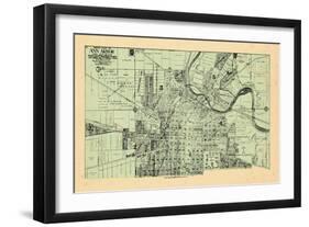 1915, Ann Arbor - North, Michigan, United States-null-Framed Premium Giclee Print