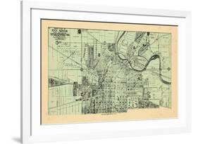 1915, Ann Arbor - North, Michigan, United States-null-Framed Giclee Print