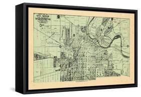 1915, Ann Arbor - North, Michigan, United States-null-Framed Stretched Canvas