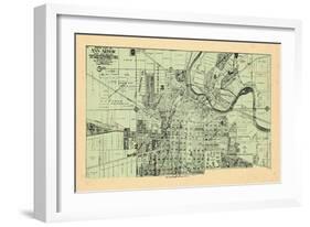 1915, Ann Arbor - North, Michigan, United States-null-Framed Giclee Print