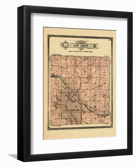 1915, Ann Arbor Township, Michigan, United States-null-Framed Premium Giclee Print