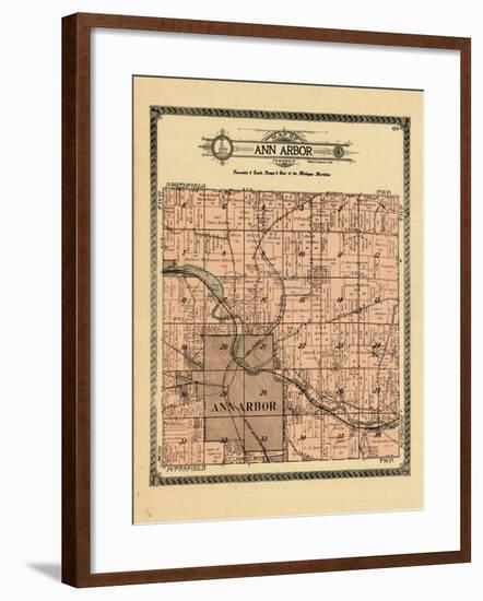 1915, Ann Arbor Township, Michigan, United States-null-Framed Giclee Print