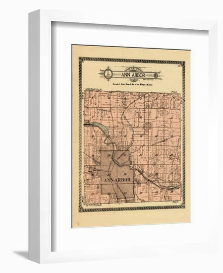 1915, Ann Arbor Township, Michigan, United States-null-Framed Giclee Print