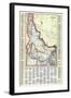 1915, Idaho State Map, Idaho, United States-null-Framed Giclee Print