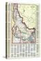 1915, Idaho State Map, Idaho, United States-null-Stretched Canvas