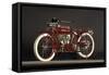 1915 Indian Big Twin-S. Clay-Framed Stretched Canvas