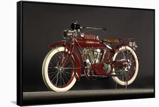 1915 Indian Big Twin-S. Clay-Framed Stretched Canvas