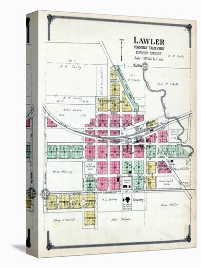 1915, Lawler, Iowa, United States-null-Stretched Canvas