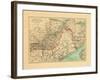 1915, Maine, New Brunswick, Quebec-null-Framed Giclee Print