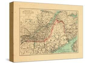 1915, Maine, New Brunswick, Quebec-null-Stretched Canvas