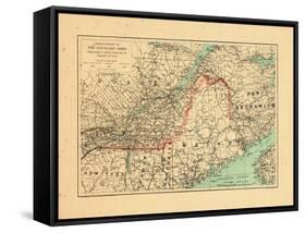 1915, Maine, New Brunswick, Quebec-null-Framed Stretched Canvas