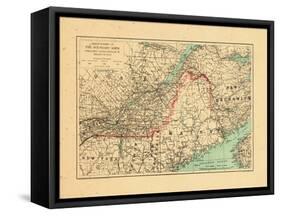 1915, Maine, New Brunswick, Quebec-null-Framed Stretched Canvas