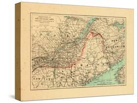 1915, Maine, New Brunswick, Quebec-null-Stretched Canvas
