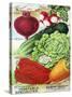 1915 Maule Seed Veggies-Vintage Apple Collection-Stretched Canvas