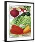 1915 Maule Seed Veggies-Vintage Apple Collection-Framed Giclee Print