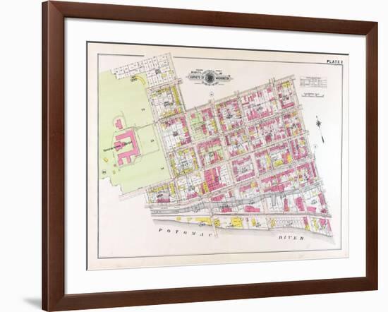 1915, Plate 2, Georgetown College, District of Columbia, United States-null-Framed Giclee Print