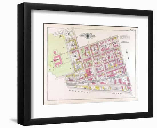 1915, Plate 2, Georgetown College, District of Columbia, United States-null-Framed Premium Giclee Print