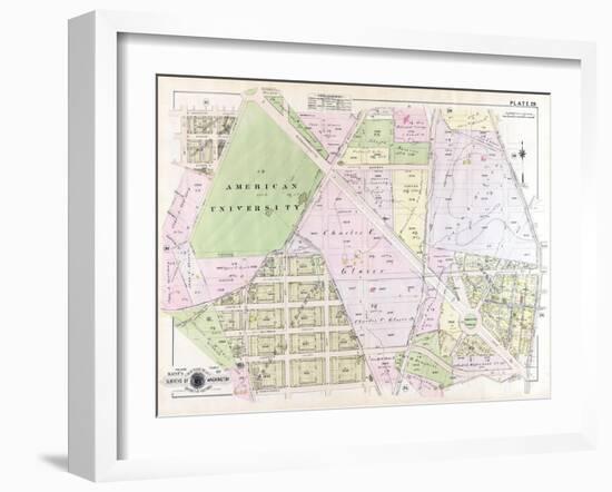 1915, Plate 29, American University, District of Columbia, United States-null-Framed Giclee Print