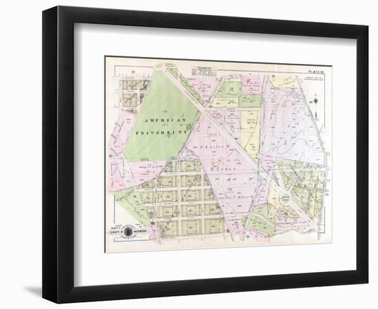 1915, Plate 29, American University, District of Columbia, United States-null-Framed Giclee Print