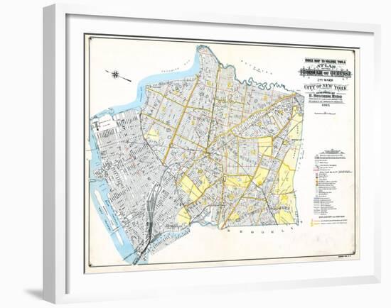 1915, Queens, New York, United States-null-Framed Giclee Print